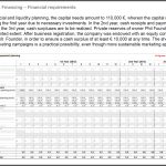 Business Plan Financial Template — Db Excel In Business Plan Template Excel Free Download
