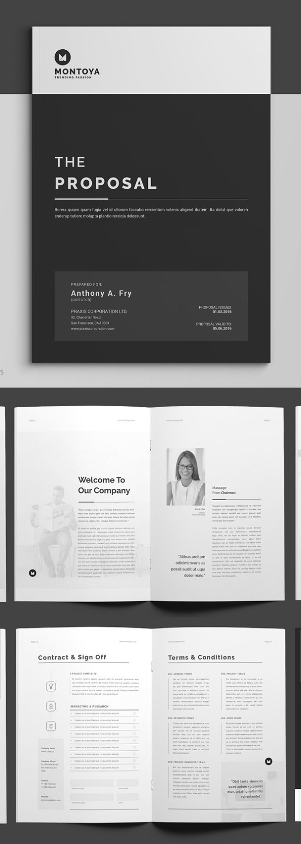 Business Proposal Brochure Templates | Design | Graphic Design Junction Regarding Graphic Design Proposal Template