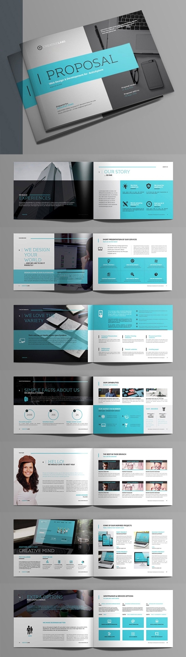 Business Proposal Templates | Design | Graphic Design Junction With Regard To Web Design Proposal Template