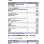 Business Start Up Costs Worksheet — Db-Excel inside Business Costing Template