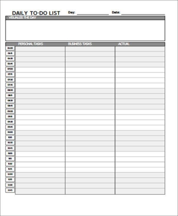 Business To Do List Templates – Free Word, Pdf Format Download! | Free In Business Directory Template Free
