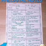 Buzzing With Ms. B: Planning For Guided Reading With Teacher Anecdotal Notes Template