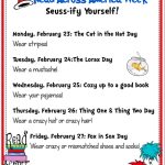 Buzzing With Ms. B: Read Across America Celebration: Fun Events All Inside Dr Seuss Flyer Template