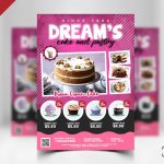 Cake And Pastry Shop Flyer Psd – Psd Zone For Cake Flyer Template Free