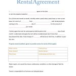 California Month To Month Rental Agreement Templates | Hq Template Throughout Simple House Rental Agreement Template