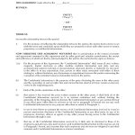 Canada Mutual Nondisclosure Agreement Form | Legal Forms And Business with mutual non disclosure agreement template