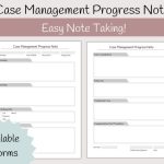 Case Manager Progress Notes Social Worker Template – Etsy Canada Inside Case Notes Social Work Template