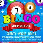 Charity Bingo Night - Over And Above for Bingo Night Flyer Template