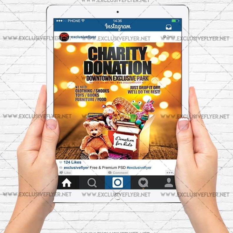 Charity Donation – Premium A5 Flyer Template | Exclsiveflyer | Free And For Donation Flyer Template