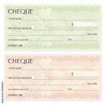 Check (Cheque), Chequebook Template. Guilloche Pattern With Watermark for Bank Note Template
