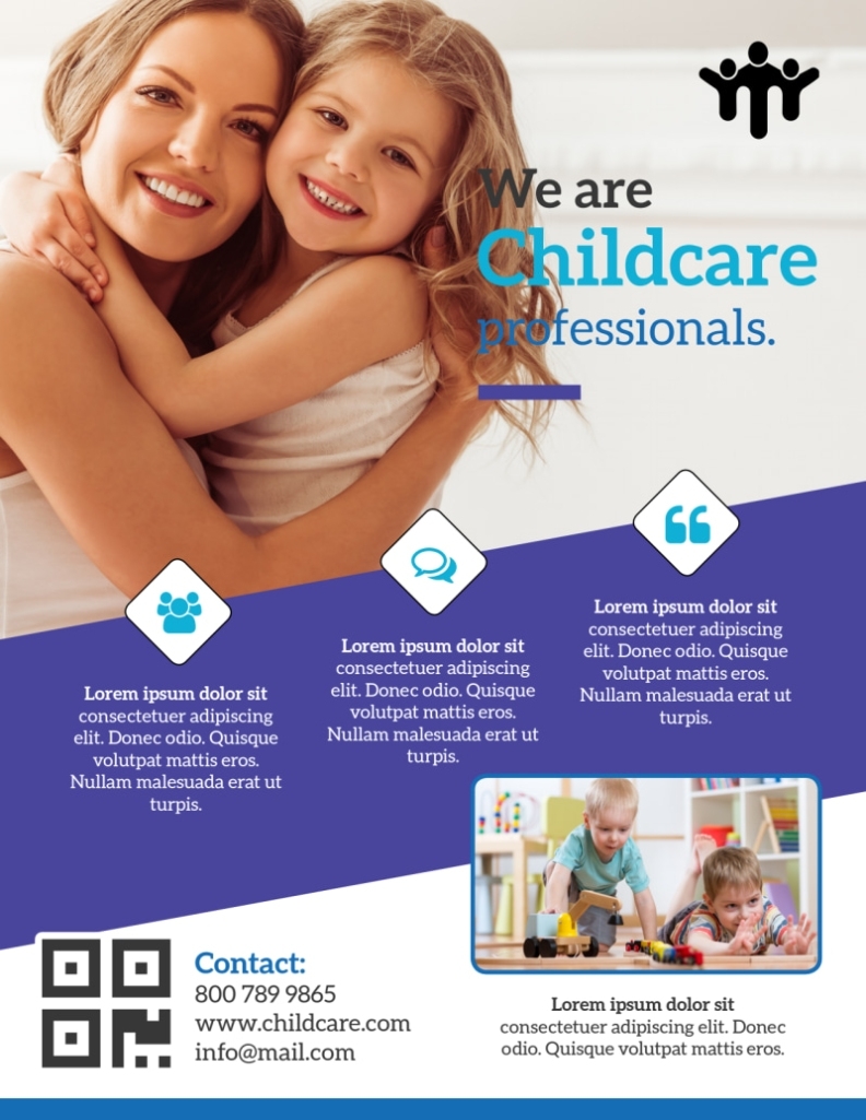 Childcare Babysitting Flyer Template | Mycreativeshop With Babysitter Flyer Template