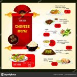 Chinese Restaurant Menu Templates | Vector Menu Template Of Chinese regarding Asian Restaurant Menu Template