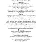 Christmas Day Menu – The Merry Harriers With Regard To Christmas Day Menu Template