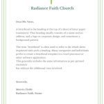 Church Letter Heading Format / 11 Church Letterhead Templates Free Word In Church Letterhead Templates