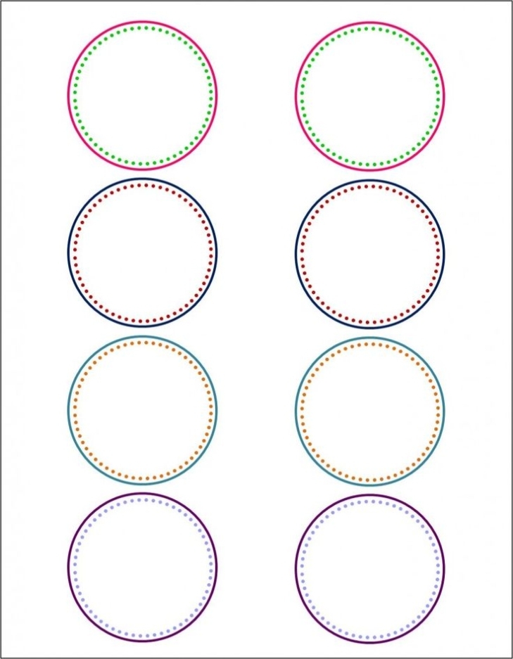 Circle Label Template | Printable Label Templates With Label Printing Template Free