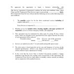 Cleaning Services Contract Agreement – Free Printable Documents For House Cleaning Service Agreement Template