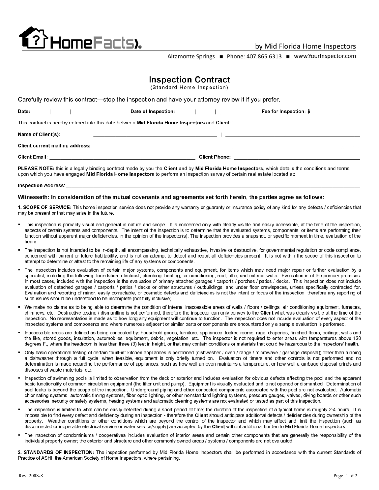 Cleaning Services Contract Agreement - Free Printable Documents Inside House Cleaning Service Agreement Template