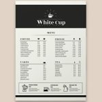 Coffee Menu Template – Illustrator, Word, Apple Pages, Psd, Publisher Intended For Free Cafe Menu Templates For Word