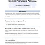 Collaboration Proposal Template With Policy Proposal Template