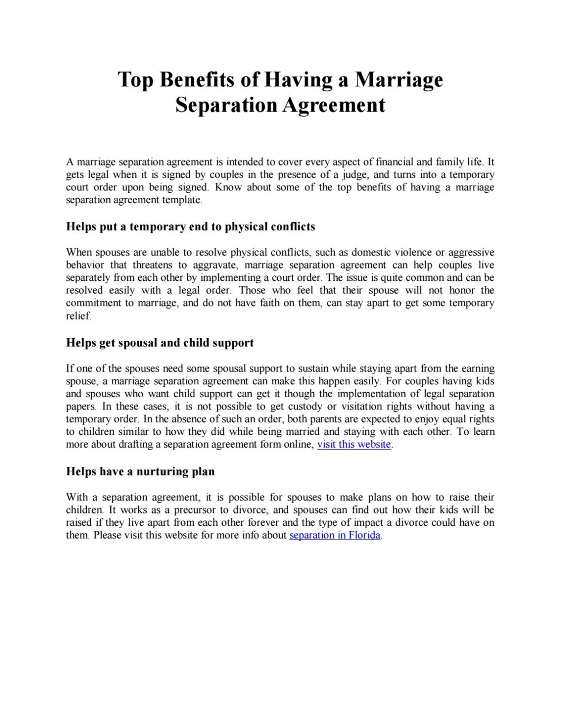 Common Law Separation Agreement Template – Awesome Template Collections Within Common Law Separation Agreement Template