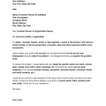 Complaint Letter Sample – Download Free Business Letter Templates And Forms Throughout Formal Letter Of Complaint To Employer Template