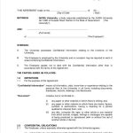 Confidentiality Agreement Template – 16+ Free Pdf, Word Download Pertaining To Standard Confidentiality Agreement Template