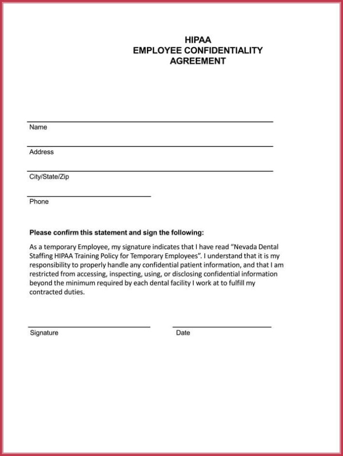 Confidentiality And Non Compete Agreement Template | Doctemplates Inside Standard Non Compete Agreement Template