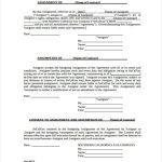 Consent To Assignment Agreement Template | Hq Template Documents With Regard To Contract Assignment Agreement Template