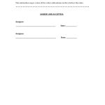 Contract Assignment Form Template Free Download Regarding Credit Assignment Agreement Template
