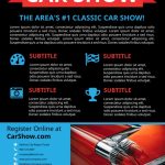 Cool Car Show Flyer Template | Mycreativeshop Throughout Cool Flyer Templates For Word