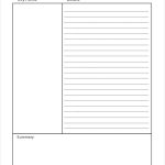 Cornell Notes Printable Template | Doctemplates Regarding Cornell Notes Template Doc