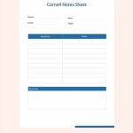 Cornell Notes Sheet Template – Google Docs, Word, Apple Pages, Pdf Throughout Cornell Notes Template Google Docs