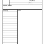 Cornell Notes Template - 9+ Free Word, Pdf Documents Download | Free in Note Taking Template Pdf