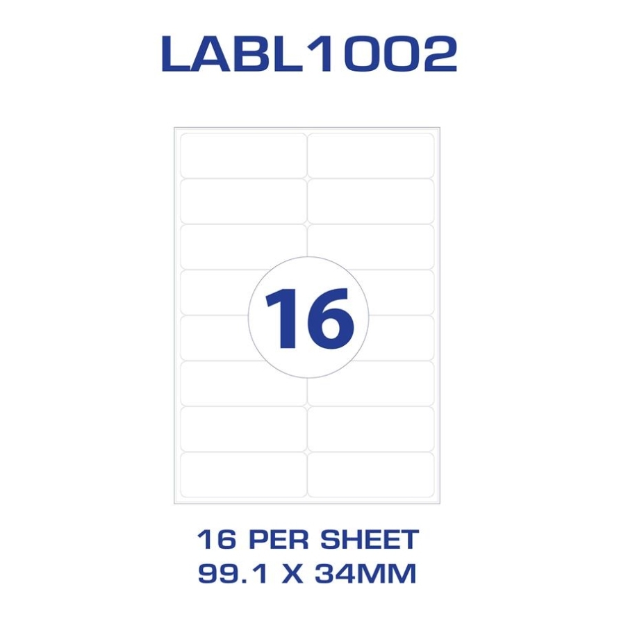 Cos Multi Use Labels L7162Gu 16 / Sheet – Labl1002 | Cos – Complete Throughout Address Label Template 16 Per Sheet