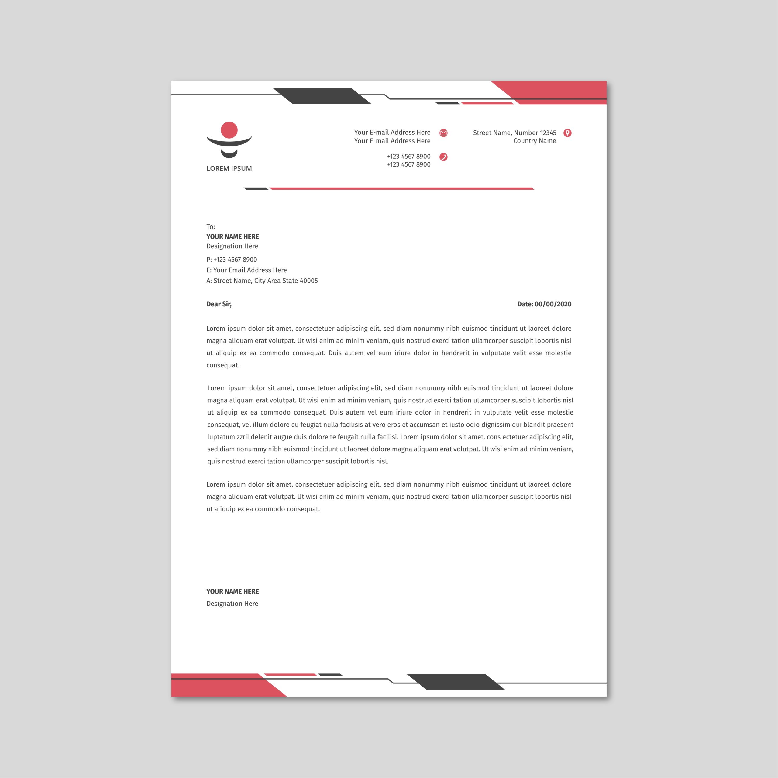 Cosas De Santoña: [Download 40+] Business Company Letterhead Template Inside Business Headed Letter Template