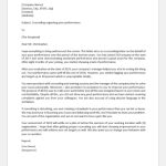 Counseling Letter Regarding Poor Performance | Document Hub With Regard To Letter Of Counseling Template