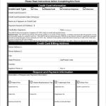 Credit Card Authorization Form Template – 10+ Free Sample, Example For Credit Application And Agreement Template