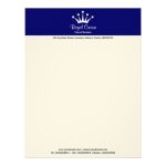 Crown 2In Color Header – Navy 000066 Letterhead | Zazzle Throughout Department Of The Navy Letterhead Template