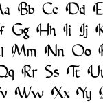 Cursive Alphabet Stencils | Alphabetworksheetsfree Throughout Fancy Letterhead Templates