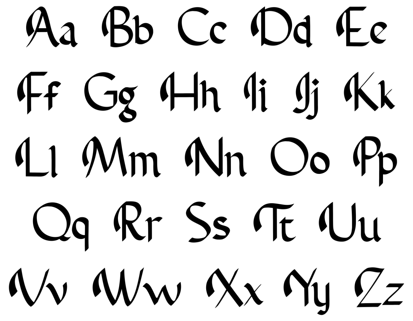 Cursive Alphabet Stencils | Alphabetworksheetsfree Throughout Fancy Letterhead Templates
