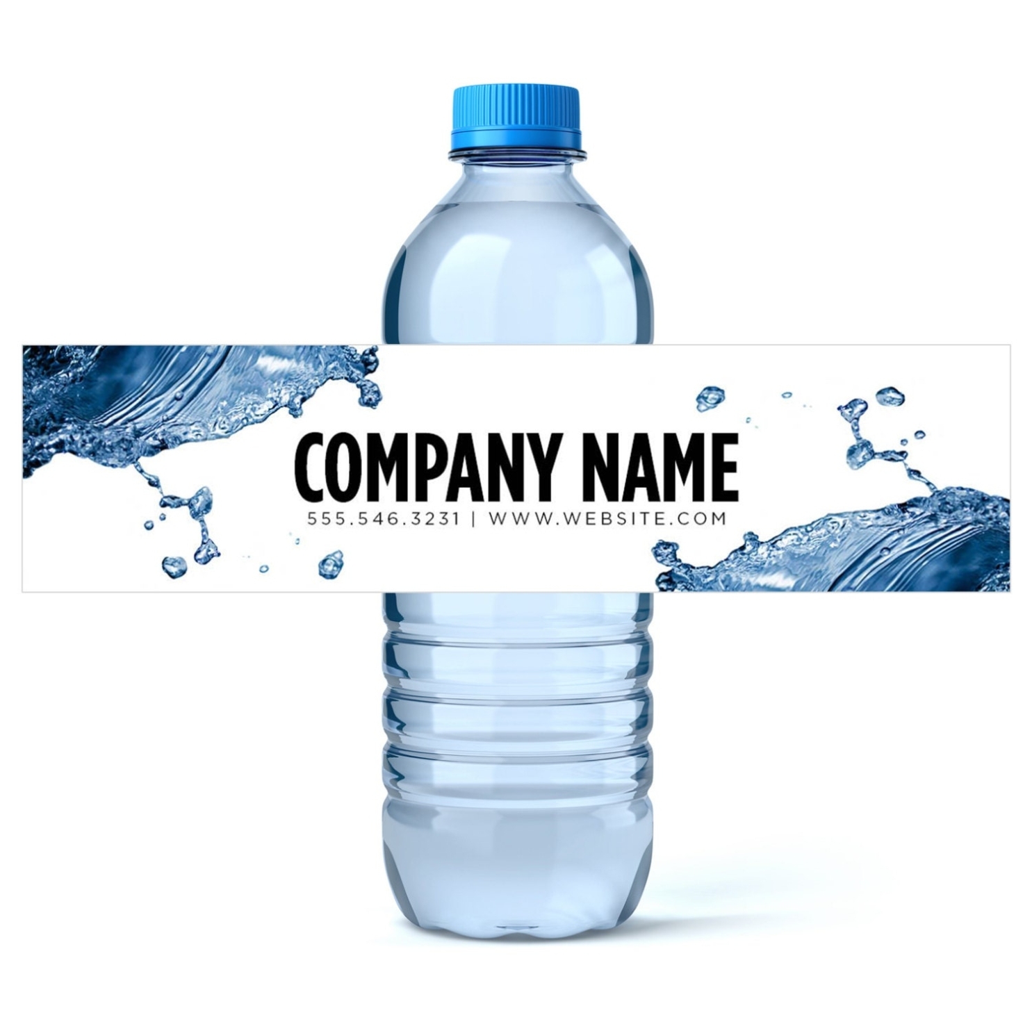Custom Water Bottle Labels Water Business Water Labels Regarding Mineral Water Label Template