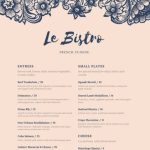 Customize 35+ French Menu Templates Online - Canva with regard to French Cafe Menu Template