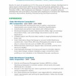 Data Warehouse Consultant Resume Samples | Qwikresume With Data Warehouse Business Requirements Template