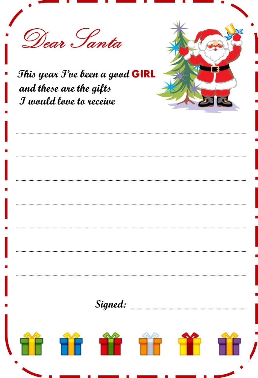 Dear Santa Letters – Free Printable |Keeping It Real With Regard To Dear Santa Letter Template Free