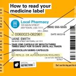 Deciphering Your Prescription Medication Label – Blueprint Inside Pill Bottle Label Template
