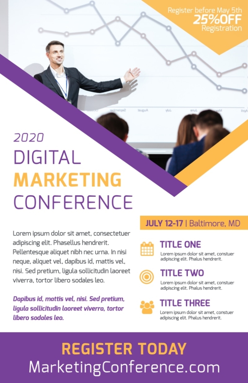 Digital Marketing Conference Flyer Template | Mycreativeshop Within Digital Flyer Templates