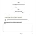 Doctor Note Template – 6+ Free Sample, Example, Format Download | Free Within Free Fake Doctors Note Template Download