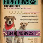 Dog Walkers Flyer Template With Regard To Pet Flyer Templates Free