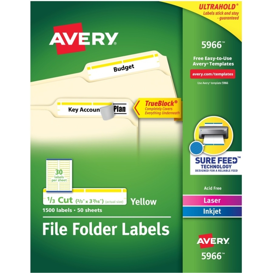 Download Avery 5966 Template Pertaining To File Side Label Template