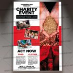 Download Charity Event Template – Flyer Psd | Psdmarket Inside Charity Event Flyer Template
